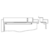 Sargent 2970 Fire Guard Electromechanical Closer-Holder - Pull Side Double Egress En Aluminum Finish