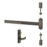 Sargent 56-12-8713-F-84-ETL-US10B, Fire rated Surface Vertical Rod Exit Device, ETL Lever Trim, Classroom Key Locks/Unlocks, Less Cyl, Electric Latch Retraction, 36" Bar, 84" Height, US10B/613 Satin Oxidized Oil Rubbed Bronze