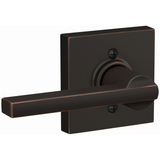 Schlage Latitude Non-Turning One-Sided Dummy Door Lever with Collins Trim