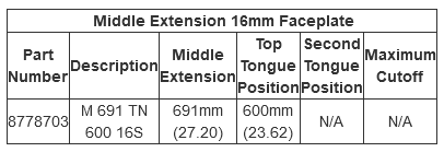 Manual Tongue - Shootbolt Hoppe Middle Extension 8778703