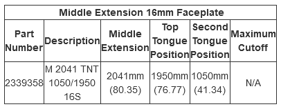 Manual Tongue - Shootbolt Hoppe Middle Extension 2339358